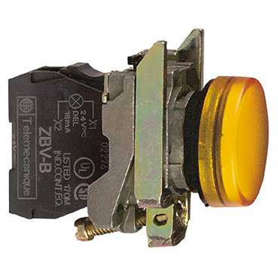 Wskaźnik świetlny LED, 230-240V, żółty