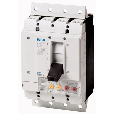Wyłącznik mocy, 4-biegunowy, 160A, 150kA, wtyk, ochrona instalacji, kabli, selektywna i ochrona generatora NZMH2-4-VE160-SVE