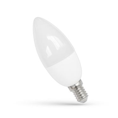 Żarówka SPECTRUM LED świeca E14 7W 230V biały ciepły