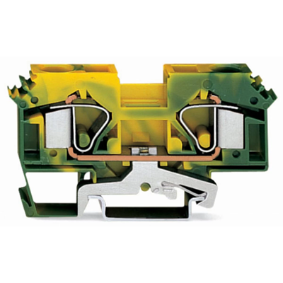 Złączka PE 2-przewodowa 16mm² żółto-zielona