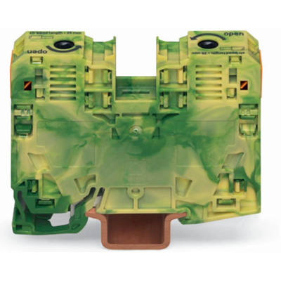 Złączka PE 2-przewodowa 35mm² żółto-zielona