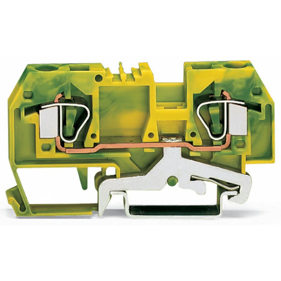 Złączka PE 2-przewodowa 6mm² żółto-zielona