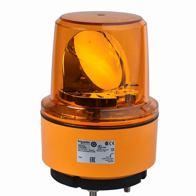 Lampka sygnalizacyjna Ø130 pomarańczowa LED 24V DC