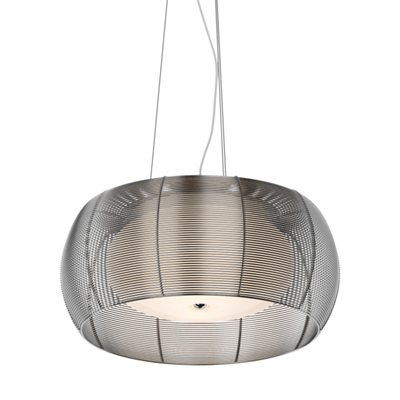 TANGO Lampa wisząca 40 cm srebrna
